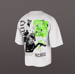 "Attitude Shapes Destiny" Streetwear T-Shirt