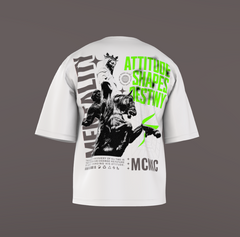 "Attitude Shapes Destiny" Streetwear T-Shirt